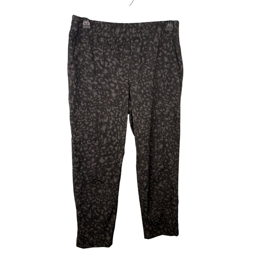 Gap GapFit Runaround Pant Animal Print Women's Large Leopard Active -Stretch